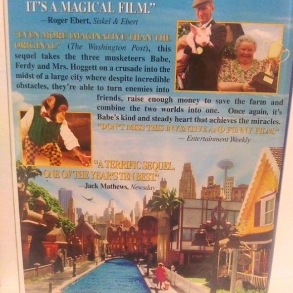 BABE the pig VHS video 2 different tapes - Picture 5 of 7